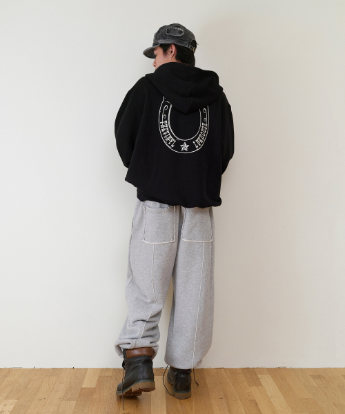 THEVINYLHOUSE（ザバイニルハウス）の「LUCKY HOUSE HOODIE ZIP-UP BLACK（パーカー・メンズ・その他・SMALL/MEDIUM/LARGE）」の9枚目の写真
