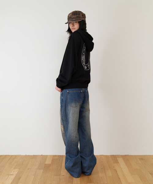 THEVINYLHOUSE（ザバイニルハウス）の「LUCKY HOUSE HOODIE ZIP-UP BLACK（パーカー・メンズ・その他・SMALL/MEDIUM/LARGE）」の11枚目の写真