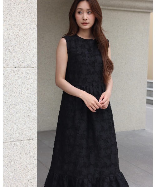 BIRTHDAY BASH(バースデイバッシュ)の「LACE BACK OPEN DRESS(レースバックオープンドレス)(ワンピース・レディース・ホワイト/ブラック・FREE)」の8枚目の写真