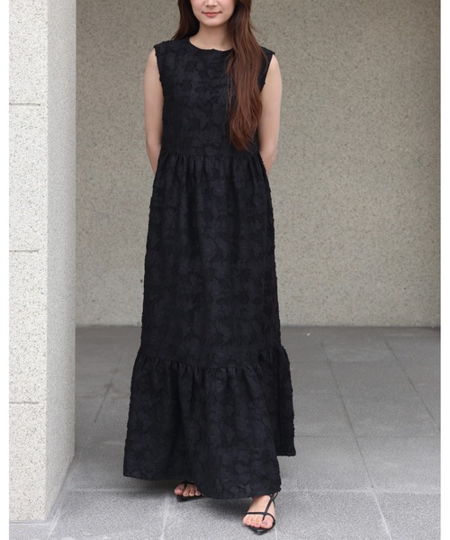 BIRTHDAY BASH(バースデイバッシュ)の「LACE BACK OPEN DRESS(レースバックオープンドレス)(ワンピース・レディース・ホワイト/ブラック・FREE)」の10枚目の写真
