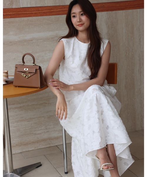 BIRTHDAY BASH(バースデイバッシュ)の「LACE BACK OPEN DRESS(レースバックオープンドレス)(ワンピース・レディース・ホワイト/ブラック・FREE)」の18枚目の写真