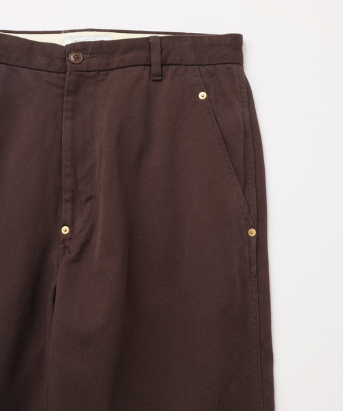 UNFOLLOW(アンフォロー)の「【FOLL / フォル】soft brushed bio wardrobe chino(チノパンツ・メンズ・ブラウン/ネイビー・1/3/2)」の3枚目の写真