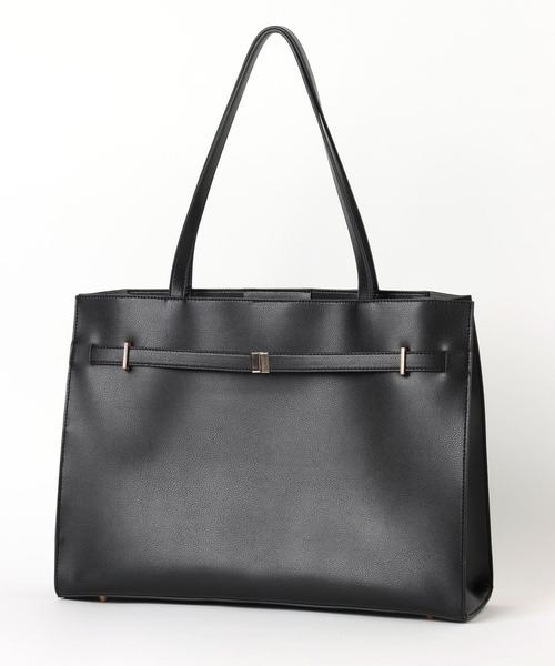 Andemiu（アンデミュウ）の「PCケース付きベルトトートBAG/1076428（トートバッグ・レディース・ライトベージュ/ブラック・FREE）」の13枚目の写真