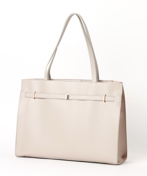Andemiu（アンデミュウ）の「PCケース付きベルトトートBAG/1076428（トートバッグ・レディース・ライトベージュ/ブラック・FREE）」の15枚目の写真