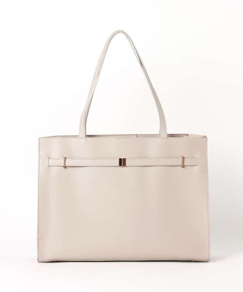 Andemiu（アンデミュウ）の「PCケース付きベルトトートBAG/1076428（トートバッグ・レディース・ライトベージュ/ブラック・FREE）」の16枚目の写真
