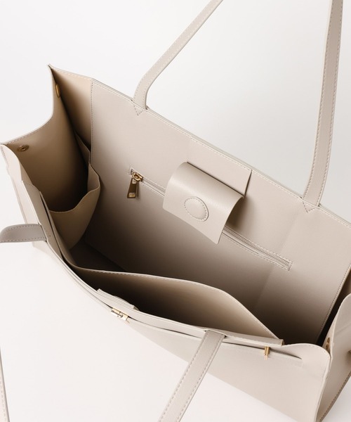 Andemiu（アンデミュウ）の「PCケース付きベルトトートBAG/1076428（トートバッグ・レディース・ライトベージュ/ブラック・FREE）」の20枚目の写真