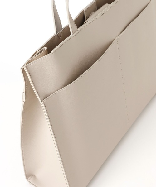 Andemiu（アンデミュウ）の「PCケース付きベルトトートBAG/1076428（トートバッグ・レディース・ライトベージュ/ブラック・FREE）」の21枚目の写真