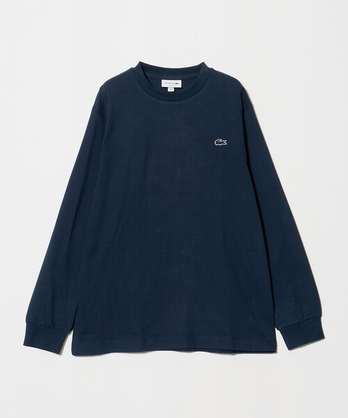 LACOSTE（ラコステ）の「＜LACOSTE＞ワンポイント ロゴ ロングスリーブ Tシャツ（Tシャツ/カットソー・メンズ・ブラック/ネイビー/ホワイト・XL/S/L/M）」の3枚目の写真