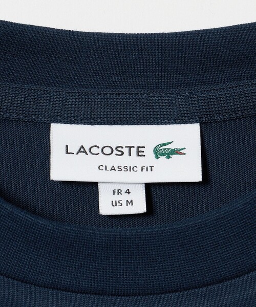 LACOSTE（ラコステ）の「＜LACOSTE＞ワンポイント ロゴ ロングスリーブ Tシャツ（Tシャツ/カットソー・メンズ・ブラック/ネイビー/ホワイト・XL/S/L/M）」の10枚目の写真
