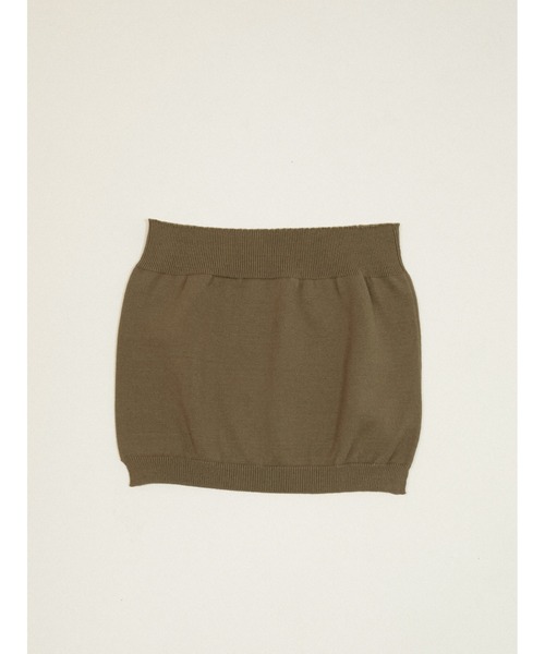 LA PEAU DE GEM(ラポドゥジェム)の「ニットウォーマー付き レイヤード 2タックワイドスラックス / 【 LA PEAU DE GEM 】 knit warmer slacks(スラックス・レディース・グリーン/ブラック/ブラウン・SMALL/MEDIUM)」の5枚目の写真
