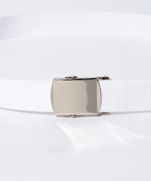 BEAMS(ビームス)の「MILITARY / WebBelt(ベルト・メンズ・ホワイト/ブラック/オリーブ・ONE SIZE)」の6枚目の写真