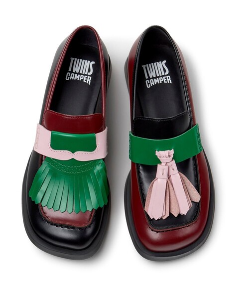 CAMPER（カンペール）の「[カンペール] TWINS / カジュアルシューズ（ドレスシューズ・レディース・ワインレッド・24.0cm/25.0cm/25.5cm/23.0cm/23.5cm）」の4枚目の写真