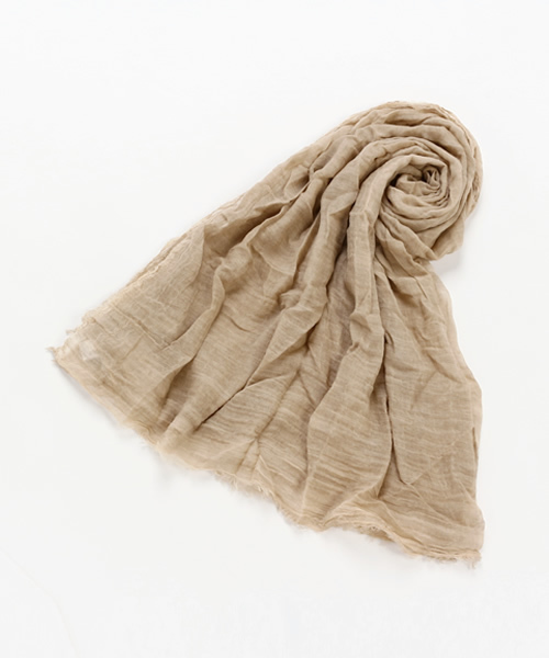 Faliero Sarti（ファリエロサルティ）の「【Faliero Sarti/ファリエロ サルティ】 ストール [OMERO]（ストール/ショール・レディース・グレー/ベージュ/アイボリー・FREE）」の3枚目の写真