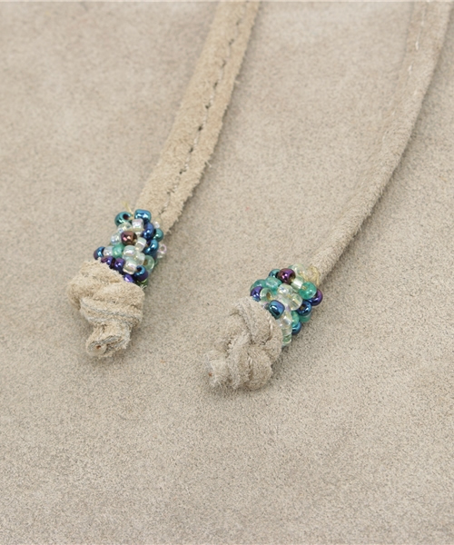 STAR MELA（スターメラ）の「STAR MELAフリンジ巾着ショルダーバッグ/702-SML-2179324（ショルダーバッグ・レディース・グレー・FREE）」の6枚目の写真