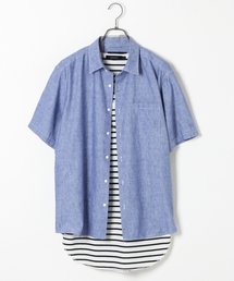 RAGEBLUE | 【フレンチリネン使用】クールマックスリネンシャツ/712092(シャツ/ブラウス)