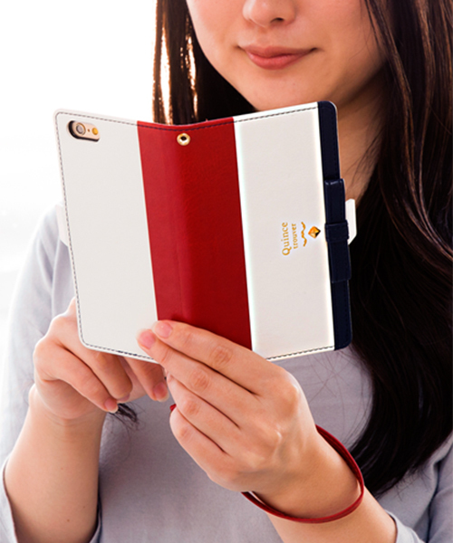 trouver（トルヴェ）の「iPhone6 iPhone6s 専用 trouver Quince ( トルヴェ クインス ) 手帳 ケース ミラー 付き（スマホケース/カバー・レディース・ホワイト×ネイビー/ブラックミックス/ブラック×グレー/トリコロール/ホワイト×ピンク/ワイン・FREE）」の18枚目の写真
