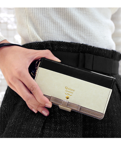 trouver（トルヴェ）の「iPhone6 iPhone6s 専用 trouver Quince ( トルヴェ クインス ) 手帳 ケース ミラー 付き（スマホケース/カバー・レディース・ホワイト×ネイビー/ブラックミックス/ブラック×グレー/トリコロール/ホワイト×ピンク/ワイン・FREE）」の19枚目の写真