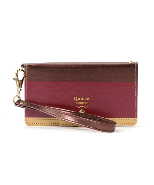 trouver（トルヴェ）の「iPhone6 iPhone6s 専用 trouver Quince ( トルヴェ クインス ) 手帳 ケース ミラー 付き（スマホケース/カバー・レディース・ホワイト×ネイビー/ブラックミックス/ブラック×グレー/トリコロール/ホワイト×ピンク/ワイン・FREE）」の5枚目の写真