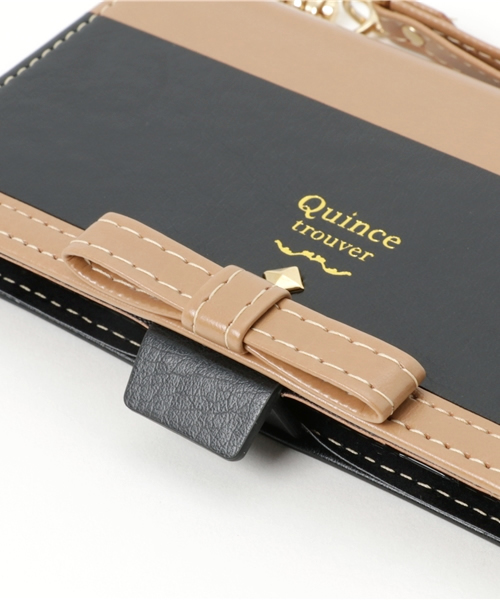 trouver（トルヴェ）の「iPhone6 iPhone6s 専用 trouver Quince ( トルヴェ クインス ) 手帳 ケース ミラー 付き（スマホケース/カバー・レディース・ホワイト×ネイビー/ブラックミックス/ブラック×グレー/トリコロール/ホワイト×ピンク/ワイン・FREE）」の8枚目の写真