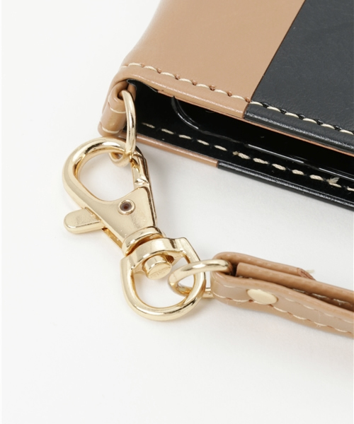 trouver（トルヴェ）の「iPhone6 iPhone6s 専用 trouver Quince ( トルヴェ クインス ) 手帳 ケース ミラー 付き（スマホケース/カバー・レディース・ホワイト×ネイビー/ブラックミックス/ブラック×グレー/トリコロール/ホワイト×ピンク/ワイン・FREE）」の9枚目の写真