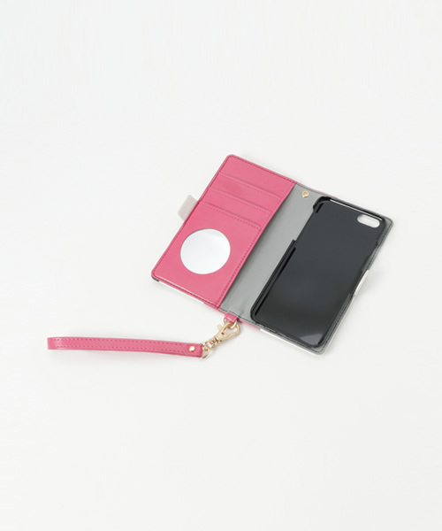 trouver（トルヴェ）の「iPhone6 iPhone6s 専用 trouver Quince ( トルヴェ クインス ) 手帳 ケース ミラー 付き（スマホケース/カバー・レディース・ホワイト×ネイビー/ブラックミックス/ブラック×グレー/トリコロール/ホワイト×ピンク/ワイン・FREE）」の11枚目の写真