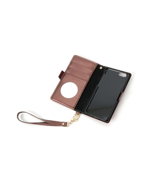 trouver（トルヴェ）の「iPhone6 iPhone6s 専用 trouver Quince ( トルヴェ クインス ) 手帳 ケース ミラー 付き（スマホケース/カバー・レディース・ホワイト×ネイビー/ブラックミックス/ブラック×グレー/トリコロール/ホワイト×ピンク/ワイン・FREE）」の12枚目の写真