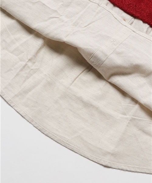 ikka（イッカ）の「【キッズ】ニットソードッキングワンピース （100～130cm）（ワンピース・キッズ・レッド/ブラウン・100cm/130cm/110cm/120cm）」の8枚目の写真