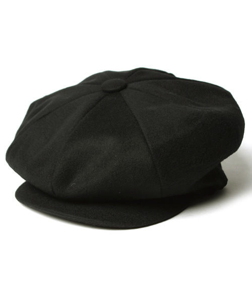 BEAMS(ビームス)の「NEW YORK HAT&CAP CO. / Wool Big Apple(キャスケット・メンズ・チャコールグレー/ブラック・ONE SIZE)」の2枚目の写真