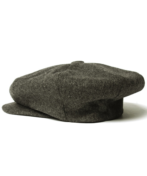 BEAMS(ビームス)の「NEW YORK HAT&CAP CO. / Wool Big Apple(キャスケット・メンズ・チャコールグレー/ブラック・ONE SIZE)」の3枚目の写真