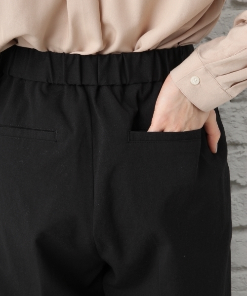 LEPSIM(レプシィム)の「TRワイドクロプドパンツ 748949(その他パンツ・レディース・ダークブラウン/オフホワイト/ブラック・LARGE/MEDIUM)」の7枚目の写真