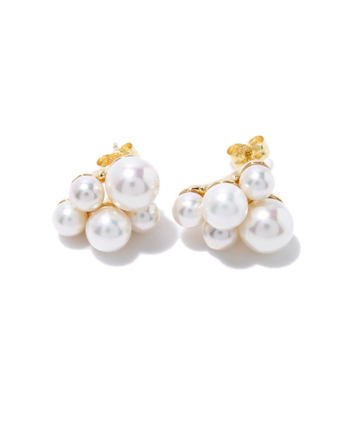 ete(エテ)の「パール ピアス(ピアス(両耳用))」|イエローゴールド