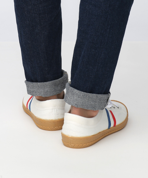 INN-STANT(インスタント)の「INN-STANT 2ラインナチュラルキャンバススニーカー(スニーカー・メンズ・ホワイト×ブルー/ブルー/インディゴブルー/カーキ/アクア/ベージュ/ナチュラル/オリーブ/ホワイト×ホワイト・41/42/43/40)」の13枚目の写真