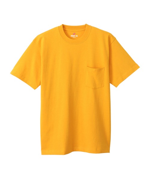 HANES（ヘインズ）の「【Hanes/ヘインズ】メンズ ビーフィー ポケットTシャツ（Tシャツ/カットソー・メンズ・ベージュ/ホワイト/ネイビー/レッド/ブラック/ヘザーグレー/グリーン系その他4/ダークグリーン/ダークパープル/ダークグレー/ロイヤルブルー/レッド系その他5/ブルー系その他2/グレー系その他2/グリーン系その他6/イエロー系その他7/ベージュ系その他3・X-LARGE/MEDIUM/LARGE/X-SMALL/SMALL）」の15枚目の写真
