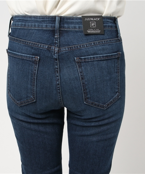 SHIPS BLUESTORE（シップスブルーストア）の「JUSTBLACK:スキニーデニム２（デニムパンツ・レディース・ブルー・SMALL/LARGE/MEDIUM/X-LARGE）」の6枚目の写真