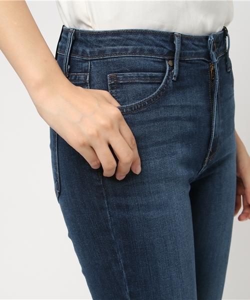 SHIPS BLUESTORE（シップスブルーストア）の「JUSTBLACK:スキニーデニム２（デニムパンツ・レディース・ブルー・SMALL/LARGE/MEDIUM/X-LARGE）」の7枚目の写真