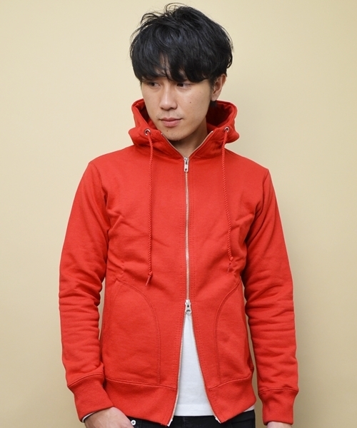 SHIPS GENERAL SUPPLY（シップスジェネラルサプライ）の「SHIPS GENERAL SUPPLY USA:ダブルジップパーカー（パーカー・メンズ・ワイン/ネイビー/グレー/レッド/ブラック/モスグリーン/ブルー・SMALL/X-LARGE/LARGE/MEDIUM）」の8枚目の写真