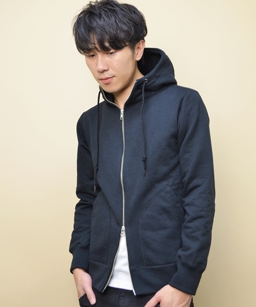 SHIPS GENERAL SUPPLY（シップスジェネラルサプライ）の「SHIPS GENERAL SUPPLY USA:ダブルジップパーカー（パーカー・メンズ・ワイン/ネイビー/グレー/レッド/ブラック/モスグリーン/ブルー・SMALL/X-LARGE/LARGE/MEDIUM）」の12枚目の写真