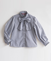 Catherine Cottage | リボン付きフォーマル長袖ブラウス(シャツ/ブラウス)
