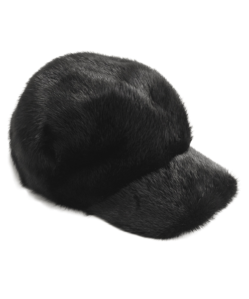 sankyo shokai(サンキョウショウカイ)の「ミンクファーキャスケット帽子(キャスケット・レディース・ブラック/ダークブラウン/グレー・フリー)」の11枚目の写真