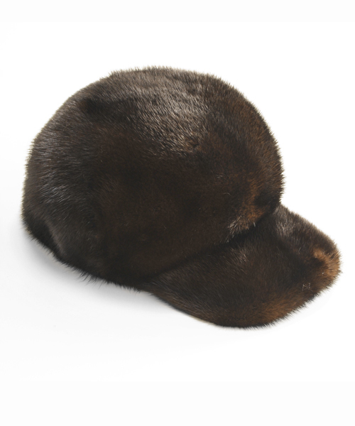 sankyo shokai(サンキョウショウカイ)の「ミンクファーキャスケット帽子(キャスケット・レディース・ブラック/ダークブラウン/グレー・フリー)」の8枚目の写真