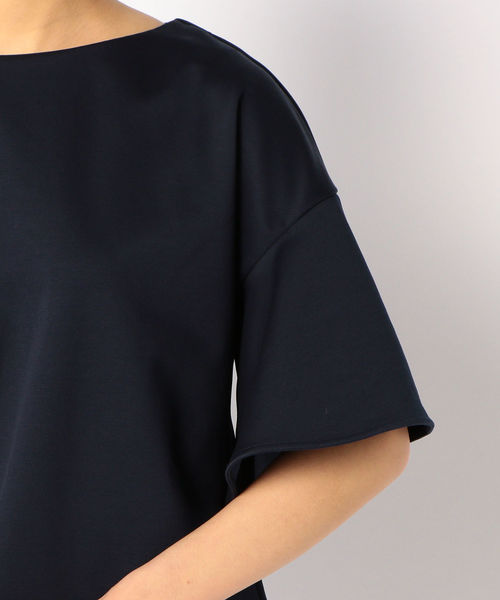 SHIPS(シップス)の「フレアスリーブプルオーバー(Tシャツ/カットソー・レディース・ネイビー/オフホワイト・ONE SIZE)」の6枚目の写真