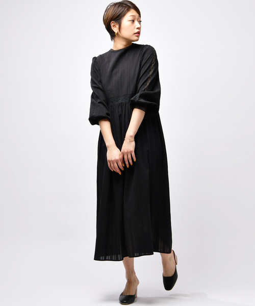 CIAOPANIC(チャオパニック)の「レースピンタックワンピース(ワンピース・レディース・ホワイト/ブラック・FREE)」の20枚目の写真