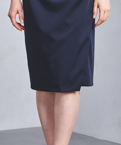 UNITED ARROWS(ユナイテッドアローズ)の「UBCS タックドレープ ワンピース(ワンピース・レディース・ネイビー/ワインレッド・36/38/40)」の6枚目の写真