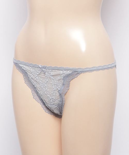 KID BLUE（キッドブルー）の「【総レースランジェリー】キッドブルー -18シャーリングレース -タンガ -KIKH569 -kidblue（ショーツ・レディース・サックスブルー/アイボリー/レッド系その他2・R(レギュラー)/W(ワールド)）」の4枚目の写真