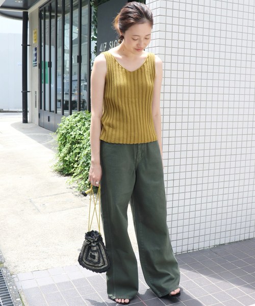 SLOBE IENA（スローブイエナ）の「WIFFLE ビーズバッグ◆（ハンドバッグ・レディース・ブラック/グリーン/ボルドー・FREE）」の15枚目の写真