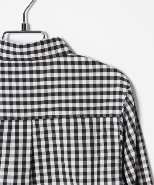 GLOBAL WORK（グローバルワーク）の「【ジュニア】ムジガラシャツ長袖/802751（シャツ/ブラウス・キッズ・ホワイト/ネイビー/ブラック・MEDIUM/LARGE）」の13枚目の写真