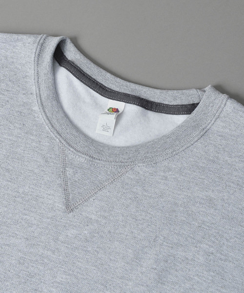 FRUIT OF THE LOOM（フルーツオブザルーム）の「＃FRUIT OF THE LOOM/フルーツオブザルーム　7.2oz スウェットクルー（スウェット・メンズ・ホワイト/チャコールグレー/ライトブルー/ブラック/ネイビー/グレー/レッド/ターコイズブルー/ライム/オレンジ/ブルー/グリーン・SMALL/MEDIUM/LARGE/X-LARGE）」の21枚目の写真