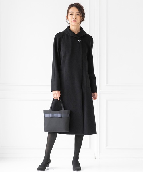 ブラックフォーマルウールロングコート Form Forma フォルムフォルマ Online Store 公式 通販サイト