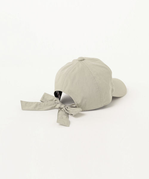 Ray BEAMS（レイビームス）の「Casselini × Ray BEAMS / 別注 リボン キャップ（キャップ・レディース・ライトグレー/ブラック/オリーブ・ONE SIZE）」の8枚目の写真