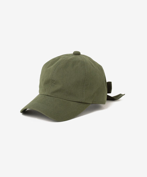 Ray BEAMS（レイビームス）の「Casselini × Ray BEAMS / 別注 リボン キャップ（キャップ・レディース・ライトグレー/ブラック/オリーブ・ONE SIZE）」の16枚目の写真